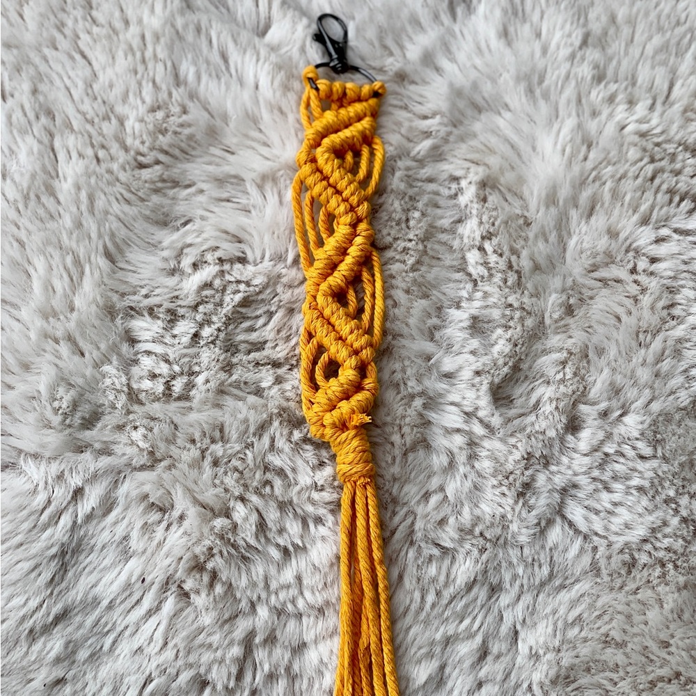 Handmade Macramé Keychain